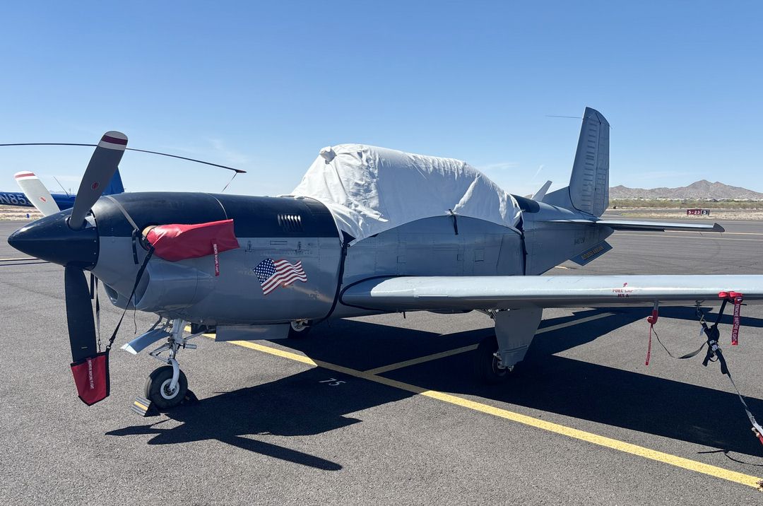 Beech T34 Mentor Prop Tie-Down/Exhaust Covers, Turboprop Model (T34c)
