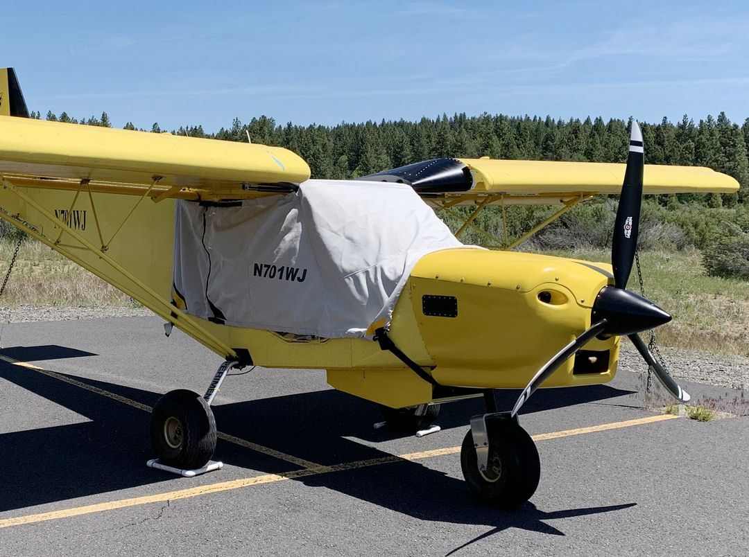 Zenair 701 Canopy Cover, over top type, Belly Strap Type