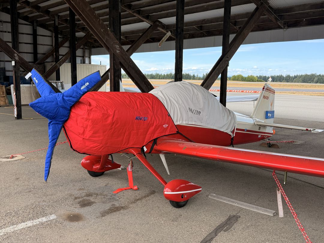 Van's Aircraft RV-4 Canopy Cover, Insulated Engine & Prop Covers